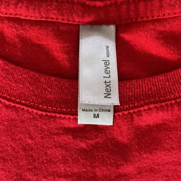 Fireball woman’s red fitted t shirt size medium - Picture 3 of 7